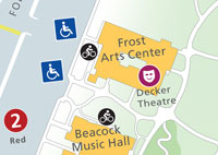 Decker Theatre location map