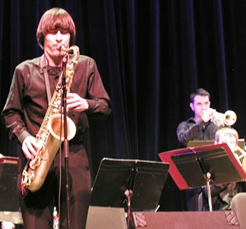 Tenor saxophonist David Floratos