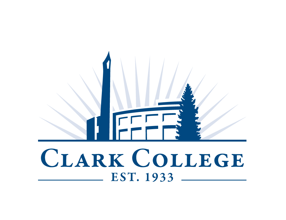 1 color clark college logo 1 color clark college logo