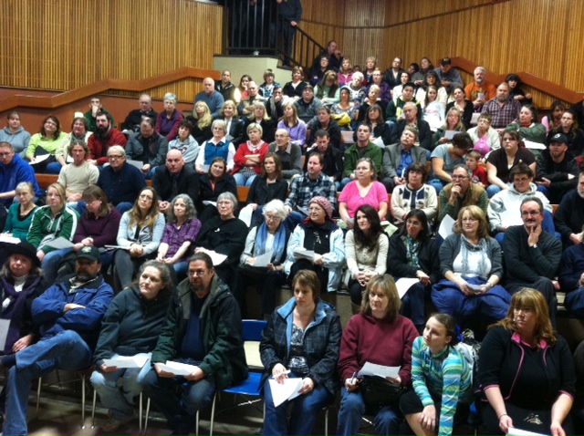 Clark College public meeting in Carson, WA