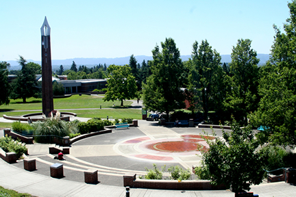 Clark College Chime Tower and Fountain