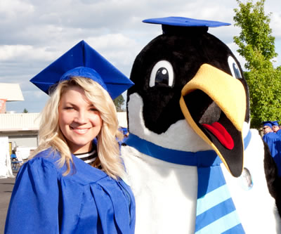 Clark graduate with Oswald