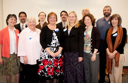 Clark College's 2010 newly tenured faculty members